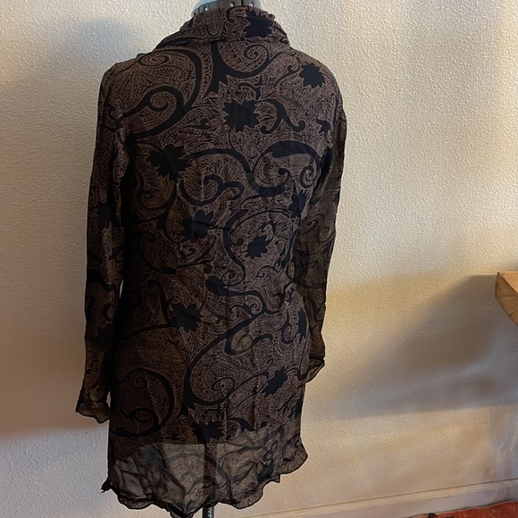 3xl Didi ID tunic button down shirt fits smaller (2xl but stretches) - Picture 5 of 5